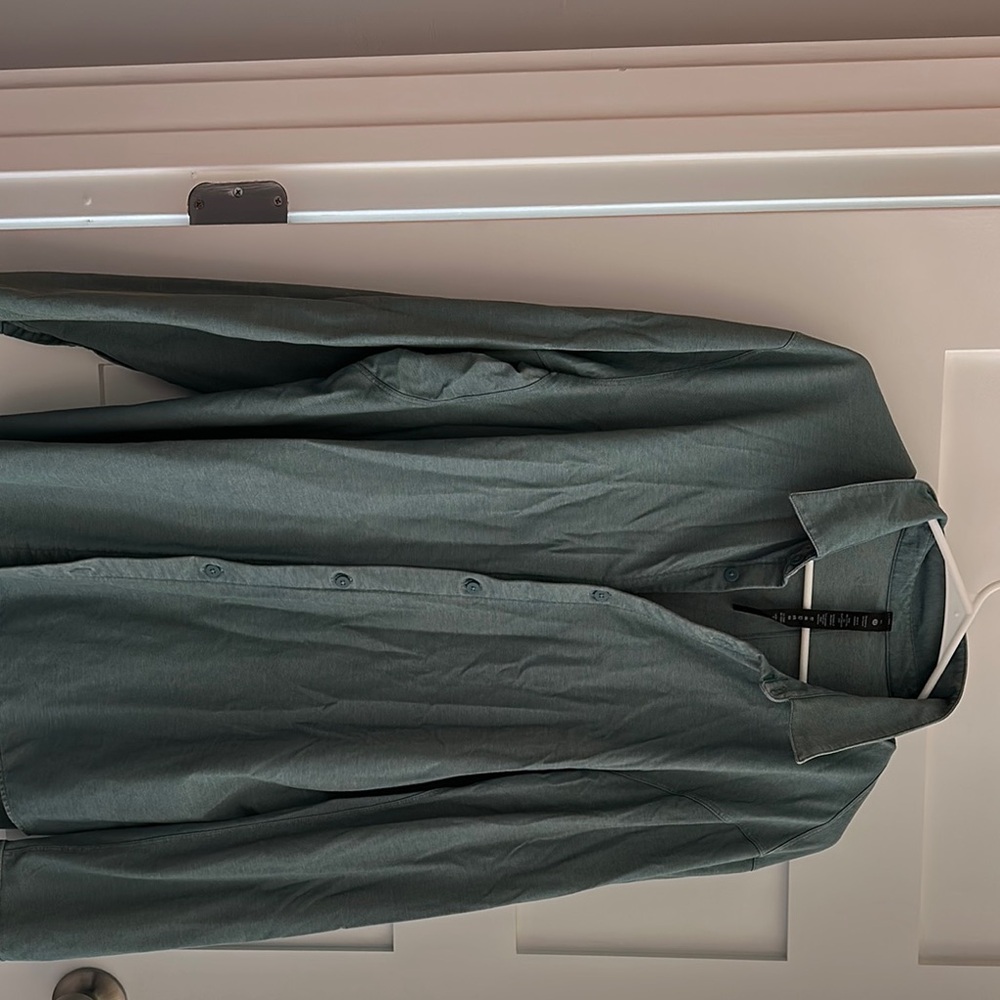 Lululemon Athletica Green Lightweight Shirt Jacket